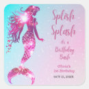 Search for mermaid birthday stickers Our little mermaid