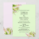 Search for pink and mint green invitations Watercolor