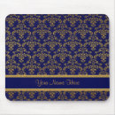 Search for gold damask mousepads Blue