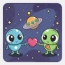 Search for alien love stickers Colourful