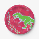 Search for t rex paper plates Jurassic