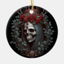 Search for creepy christmas tree decorations Skull