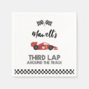 Search for race car napkins Fast one birthday