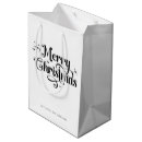 Search for black and white christmas gift bags Elegant