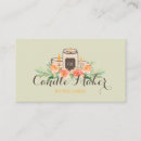 Search for candle wax business cards Homemade