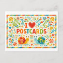 Search for love postcards Heart