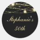Search for gold string lights stickers Black and gold