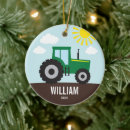 Search for tractors christmas tree decorations Kids