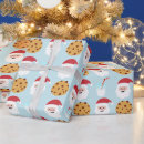Search for blue santa wrapping paper Watercolor