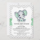 Search for chevron baby shower invitations Neutral