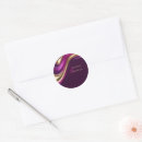 Search for purple gold wedding stickers Chic