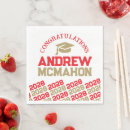 Search for red and gold napkins White