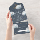 Search for all star baby shower invitations Sky