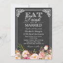 Search for eat drink and be married invitations Vintage