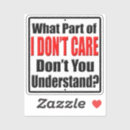 Search for i care stickers Humour