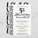 Search for 1st anniversary party invitations Typography