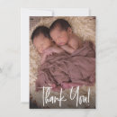 Search for twin thank you cards Simple