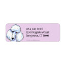 Search for white poodle return address labels Pets