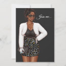 Search for african american woman birthday cards invites Afro