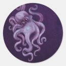 Search for purple octopus stickers Sea