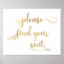 Search for please find your seat wedding signs Seating