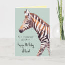 Search for zebra birthday cards Safari
