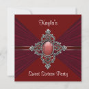 Search for red velvet invitations Elegant
