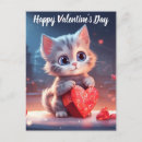 Search for kitten valentines postcards Happy valentine's day