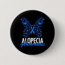 Search for blue butterfly awareness badges Alopecia