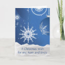 Search for for aunt uncle christmas cards Snowflakes