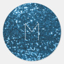 Search for metal monogram stickers Glitter