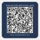 Search for blue business stickers Qr code