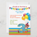 Search for circus 3rd birthday invitations Third