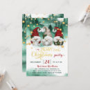 Search for typography christmas invitations Gold