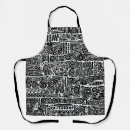 Search for black art aprons Geometric