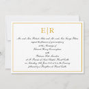 Search for gold border wedding invitations Classic