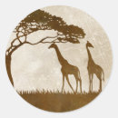 Search for vintage giraffe stickers Nature