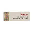 Search for band return address labels Red