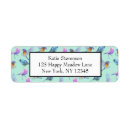 Search for wild birds return address labels Watercolor