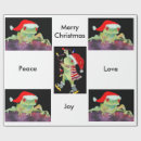 Search for christmas frog wrapping paper Santa