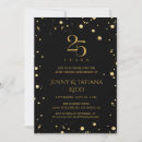Search for 5th anniversary invitations Glitter