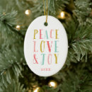 Search for joy peace christmas tree decorations Keepsake