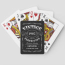 Search for birthday playing cards Black and white