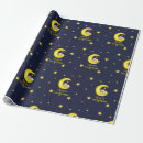 Search for navy stars wrapping paper Celestial