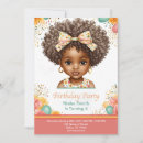 Search for african american birthday invitations Girl