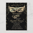 Search for masquerade 21st birthday invitations Modern