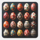 Search for colorful eggs stickers Floral