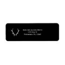 Search for reindeer antlers return address labels Simple