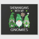Search for shamrock wrapping paper Shenanigans