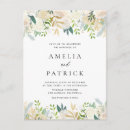 Search for faux gold foil wedding invitations Watercolor